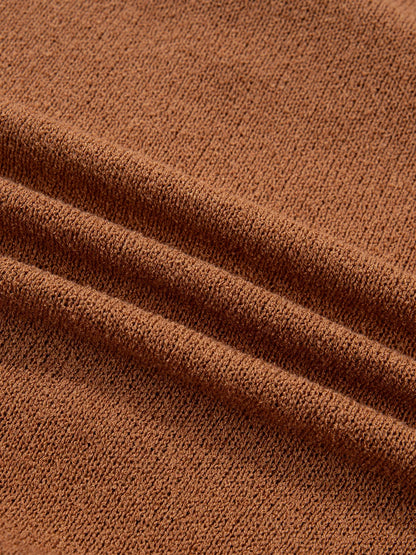 Julesweater dame med pepperkagemand og rund hals, oversized pasform