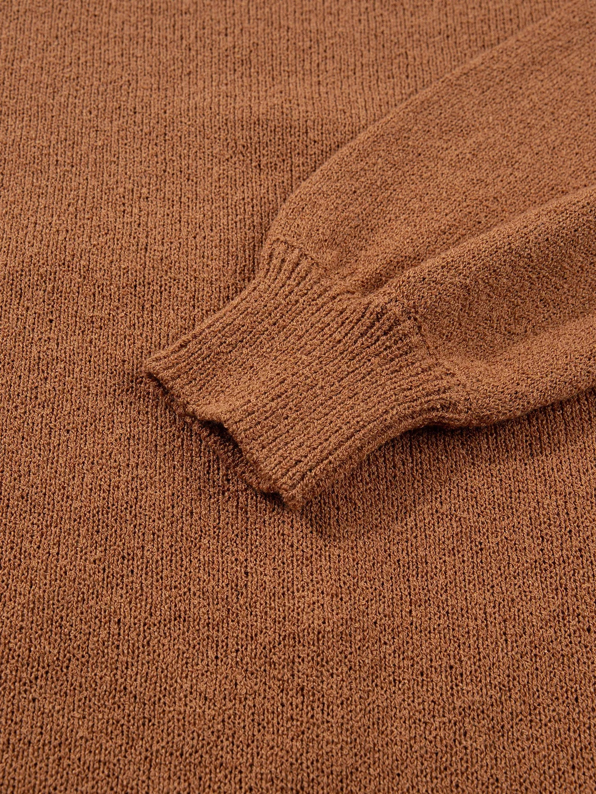 Julesweater dame med pepperkagemand og rund hals, oversized pasform