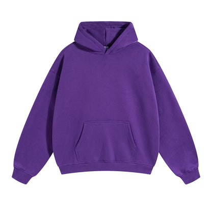 Hoodies mænd med oversized pasform og kængurulomme
