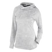 Hoodie til damer med lange ærmer og tommelfingerhul